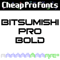 Bitsumishi Pro Bold by Levente Halmos