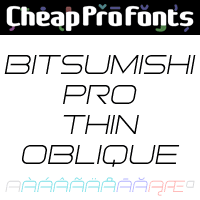 Bitsumishi Pro Thin Oblique by Levente Halmos