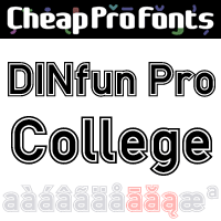 DINfun Pro College by Roger S. Nelsson
