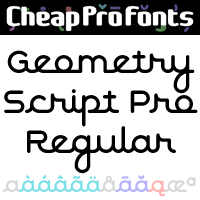 Geometry Script Pro Regular by Roger S. Nelsson