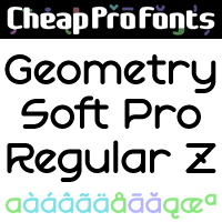 Geometry Soft Pro Regular Z by Roger S. Nelsson