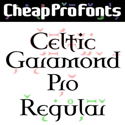 Celtic Garamond Pro Regular by Levente Halmos