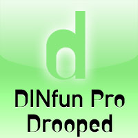 DINfun Pro Drooped by Roger S. Nelsson